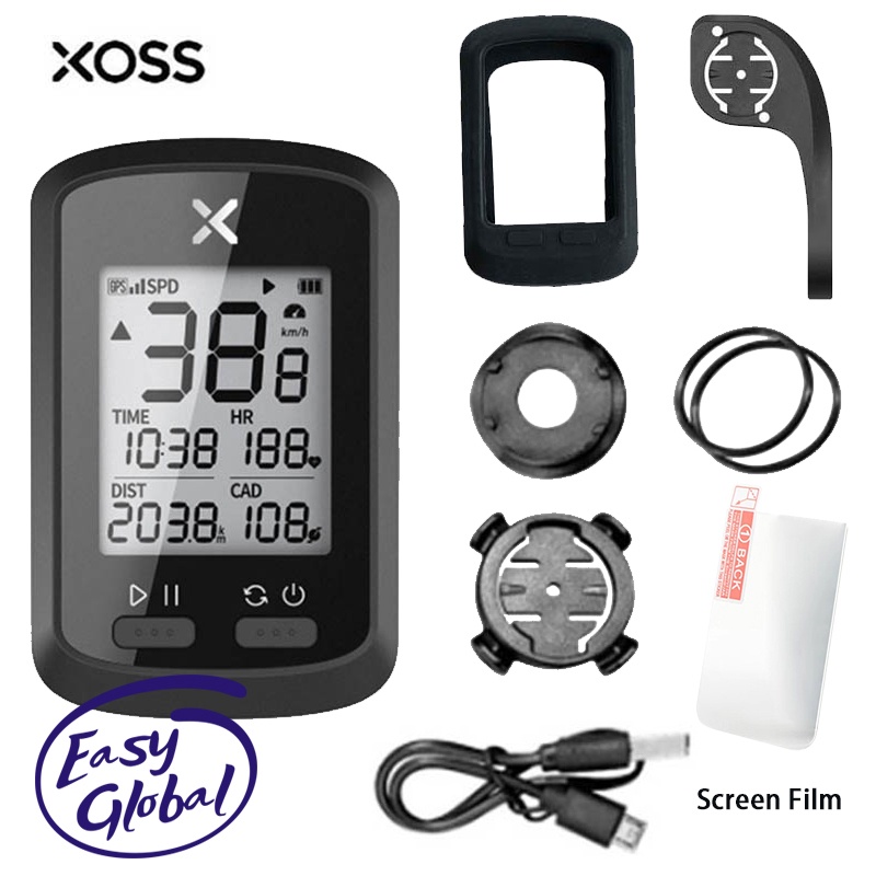 Xoss G+ เครื่องวัดความเร็ว GPS ไร้สาย บลูทูธ กันน้ํา สําหรับจักรยาน ANT+ Velocímetro