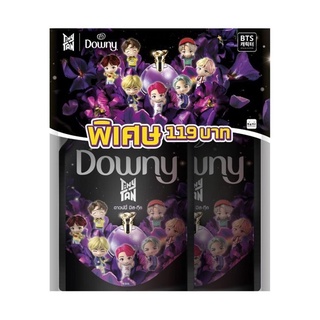 🔥ดีกว่านี้ไม่มีอีกแล้ว!! DOWNY ดาวน์นี่ น้ำยาปรับผ้านุ่มสูตรเข้มข้น บีทีเอสอิดิชั่น มีสทีค ถุงเติม 500 มล. แพ็ค 2 ชิ้น 🚚