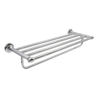 ชั้นวางผ้าพร้อมราว HONS H6712 สเตนเลสTOWEL RACK HONS H6712 STAINLESS STEEL