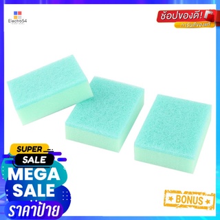 ฟองน้ำพร้อมใยขัด POLY-BRITE ULTRA ANTI-BACTERIA 3x4นิ้ว 2แถม1SCOURER SPONGE POLY-BRITE ULTRA ANTI-BACTERIA 3x4" 3 PCS