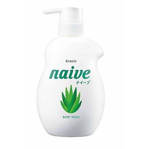 KRACIE NAIVE BODY WASH ALOE 530ml.สบู่อาบน้ำ มีสารสกัดอะมิโนจากธรรมชาติ100%
