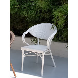 FANCYHOUSE เก้าอี้รุ่น Bryce สีขาว สำหรับในสวน (FRS-XY-W)