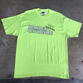 vtg.T-Shirt HARLEY-DAVIDSON MOTORCYCLES YIELD TO TEMPTATION 2010 H-D MYRTLE BEACH SOUTH CAROLINA 2002 H-D