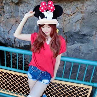 หมวก Minnie Disney Sea ของ🇯🇵แท้ มือ 1 ขนาดรอบหัว 58 CM สามารถปรับขนาดหมวกได้ครับ