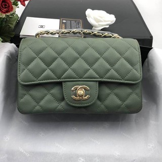 CHANEL CLASSIC 20 cm หนังแท้ อุปกรณ์กล่องครบ