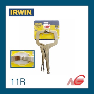 คีมล็อค ตัวซี IRWIN VISE-GRIP 11" 11R ไม่มีแป้น ก้ามปู