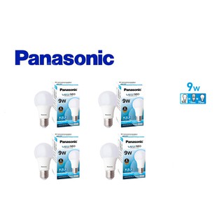 4 หลอด หลอดละ 81 หลอดไฟ Panasonic LED Bulb Neo 9W