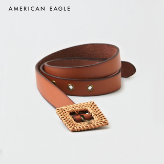 American Eagle Square Raffia Belt เข็มขัด ผู้หญิง (EWAC 047-1027-207)