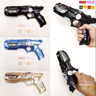 Space gun ปืนอวกาศ ปืนเด็กเล่น ปืนมีไฟ ปืนมีเสียง