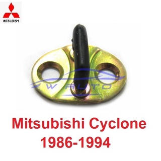 แป้นรับกลอนประตู MITSUBISHI L200 CYCLONE 1986 - 1996 แป้นรับกลอนประตู มิตซูบิชิ ไซโคลน ตัวเกี่ยวประตู ที่รับตัวล็อค ขา