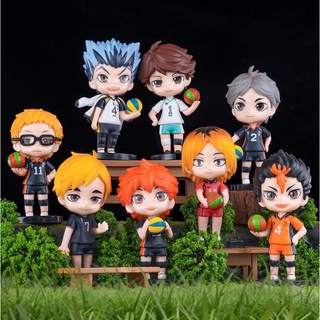 โมเดลไฮคิว Haikyuu คู่ตบฟ้าประทาน ชุดใหม่  ยกเซ็ต 8 ตัว  งานสวยมือ 1  ความสูง 9-10 cm💥  วัสดุ พีวีซี 💥พร้อมส่งจากไทย🔥🛒🎉