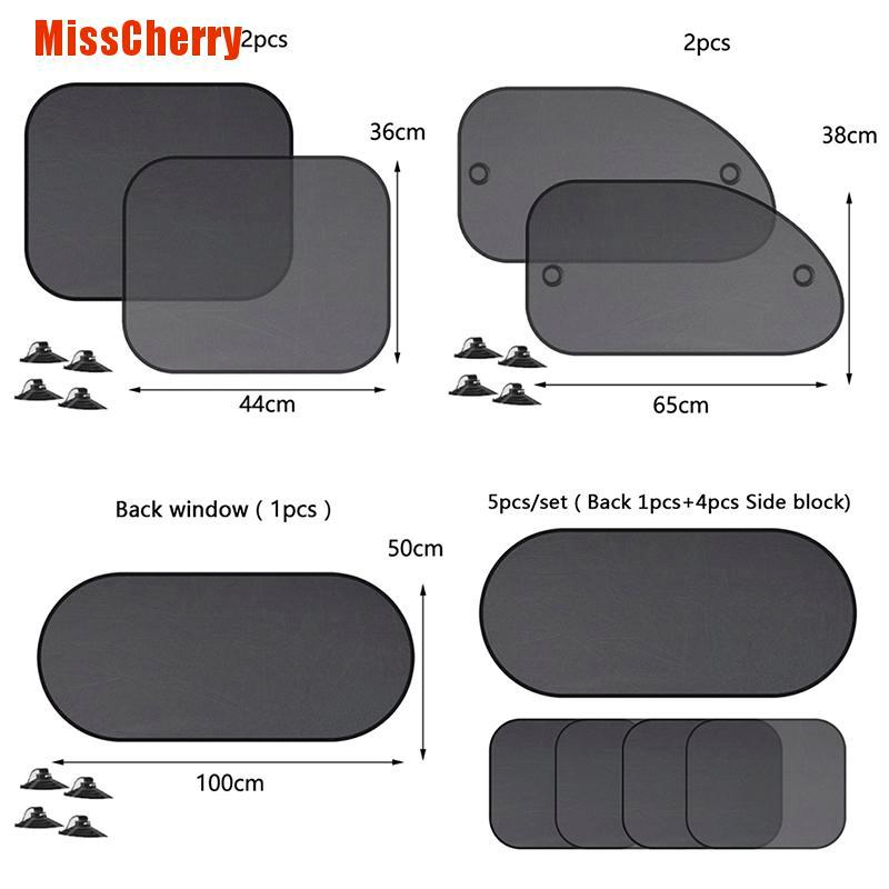 ( Misscherry ) ม่านบังแดดป้องกันรังสียูวี 5 ชิ้น / ชุด
