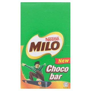 💥โปรสุดพิเศษ!!!💥 ไมโล ช็อกโกบาร์ ขนมหวานรสช็อกโกแลต 12กรัม x 24 ห่อ Milo Choco Bar Chocolate Flavored Candy 12g x 24 Pac