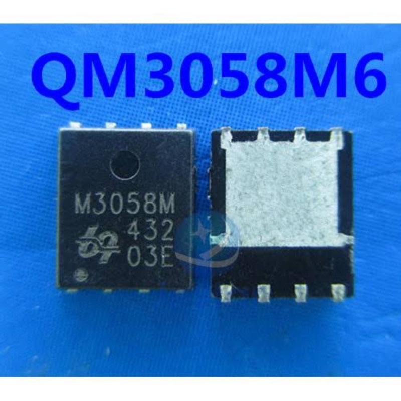 N-Channel 30V 140A Fast Switching MOSFET QM3058M= 1 ตัว