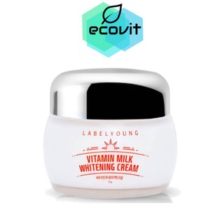 LABELYOUNG Vitamin Milk Whitening Cream (55 g.) ครีมนมสด ครีมหน้าสด