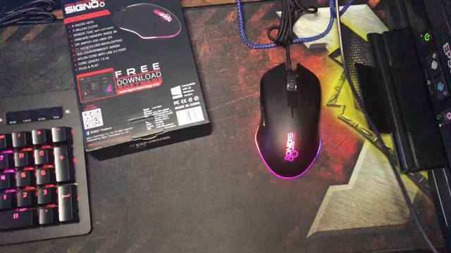 SALE SIGNO GM-907 เมาส์เกมมิ่งMouse Gaming Macro LED Centro #คำค้นหาเพิ่มเติม คีย์บอร์ดเกมมิ่ง Keybord EGA RGB USB เข้าสายตัวเมีย DisplayPort