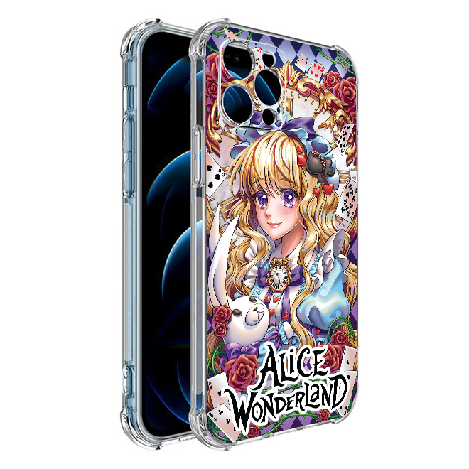 เคส สำหรับ iPhone Anti-Shock TPU Case [Wonderland #02] สำหรับ 12 / 12 Pro / 12 Pro max / 11 / 11 Pro