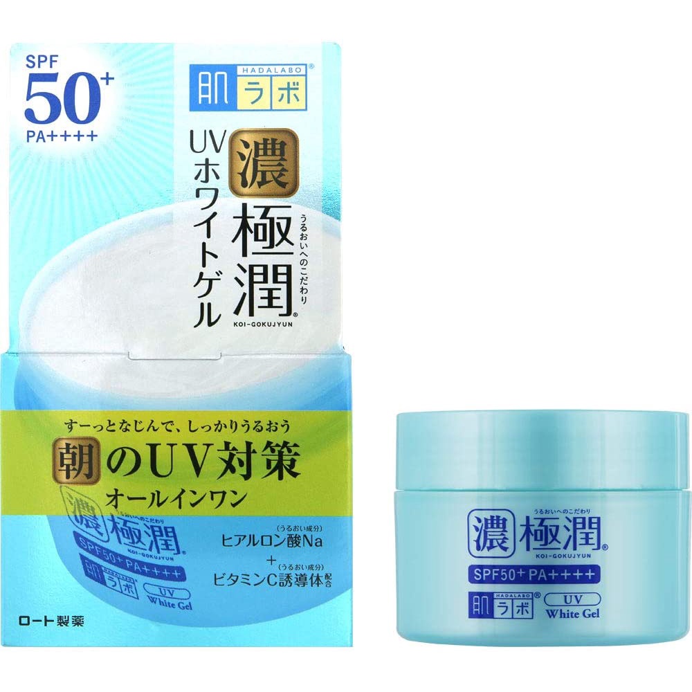 HADA LABO UV Perfect Gel 90g SPF50+/PA++++ เจลบำรุงผิวในตอนเช้า เพื่อผิวชุ่มชื่นช่วยปกป้องผิวจากแสงแดด ราคา ถูกที่สุด ดีลบีเคเค แกลเลอรีภาพที่ 2