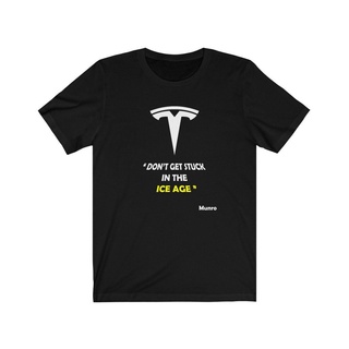 ห้ามติดน้ําแข็งเสื้อยืด ลาย Tesla Models 3 S Y X Roadster Cybertruck คําพูดของ Munro Tesla tsS-5XL