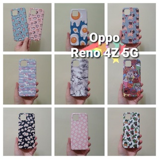 เคสแข็ง Oppo Reno 4Z 5G เคสไม่คลุมรอบนะคะ เปิดบน เปิดล่าง (ตอนกดสั่งซื้อ จะมีให้เลือกลายก่อนชำระเงินค่ะ)