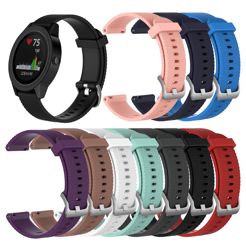 Hsv สายนาฬิกาข้อมือซิลิโคน แบบเปลี่ยน สําหรับ Garmin Vivoactive 3 Vivomove Vivomove Hr
#8