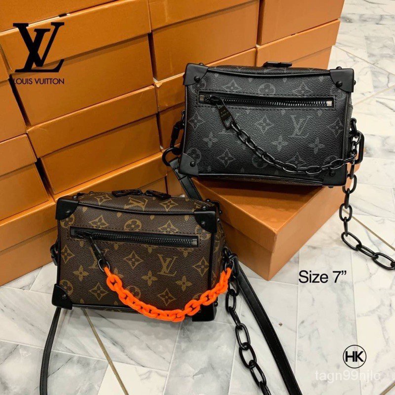 Louis Vuitton mini soft trunk กระเป๋าโซ่ กระเป๋าสะพายข้าง YTA7