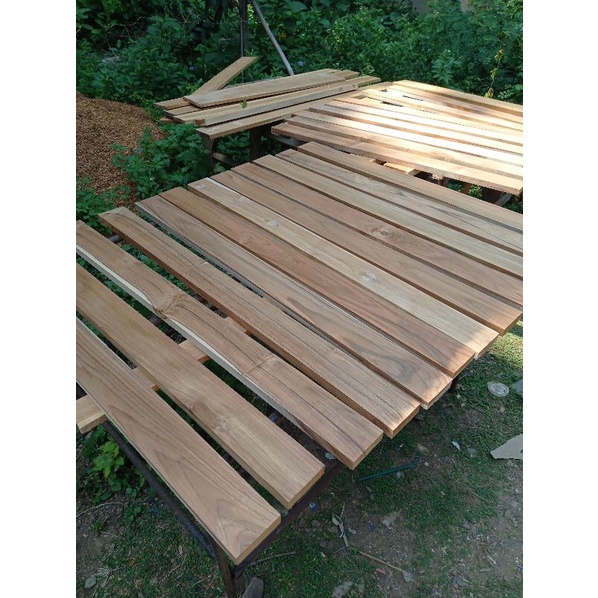 ไม้สักแผ่น รีดไสทั้ง2ด้าน กว้าง7.5ซ.ม. ยาว1เมตร หนา2ซ.ม. - รูปที่ 3