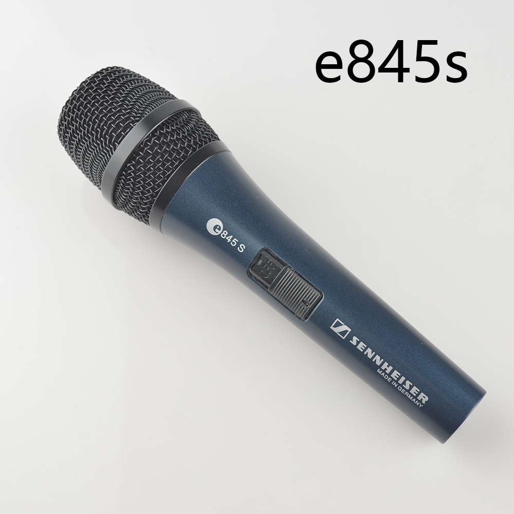 ไมโครโฟน Sennheiser E845S ไมโครโฟนเสียงร้องแบบคาร์ดิออยด์สําหรับโบสถ์เวทีสตูดิโอ Tiktok live