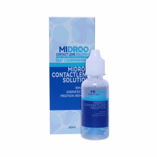 MIDROO น้ำยาล้างคอนแทคเลนส์ ขนาด 60 ml/ 120ml/360ml