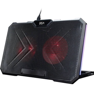 พัดลมโน๊ตบุ๊ค เกมมิ่ง EGA TYPE CP2 RGB Gaming Cooling Pad TYPE CP2