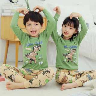 Kids Pyjamas Set - DINOSAUR ชุดนอนเด็กผ้านิ่ม ใส่สบาย
