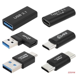 Zzz Type C To Usb 3.0 Otg Usb C To Type C Male Female อะแดปเตอร์เชื่อมต่อแปลงสายเคเบิ้ล