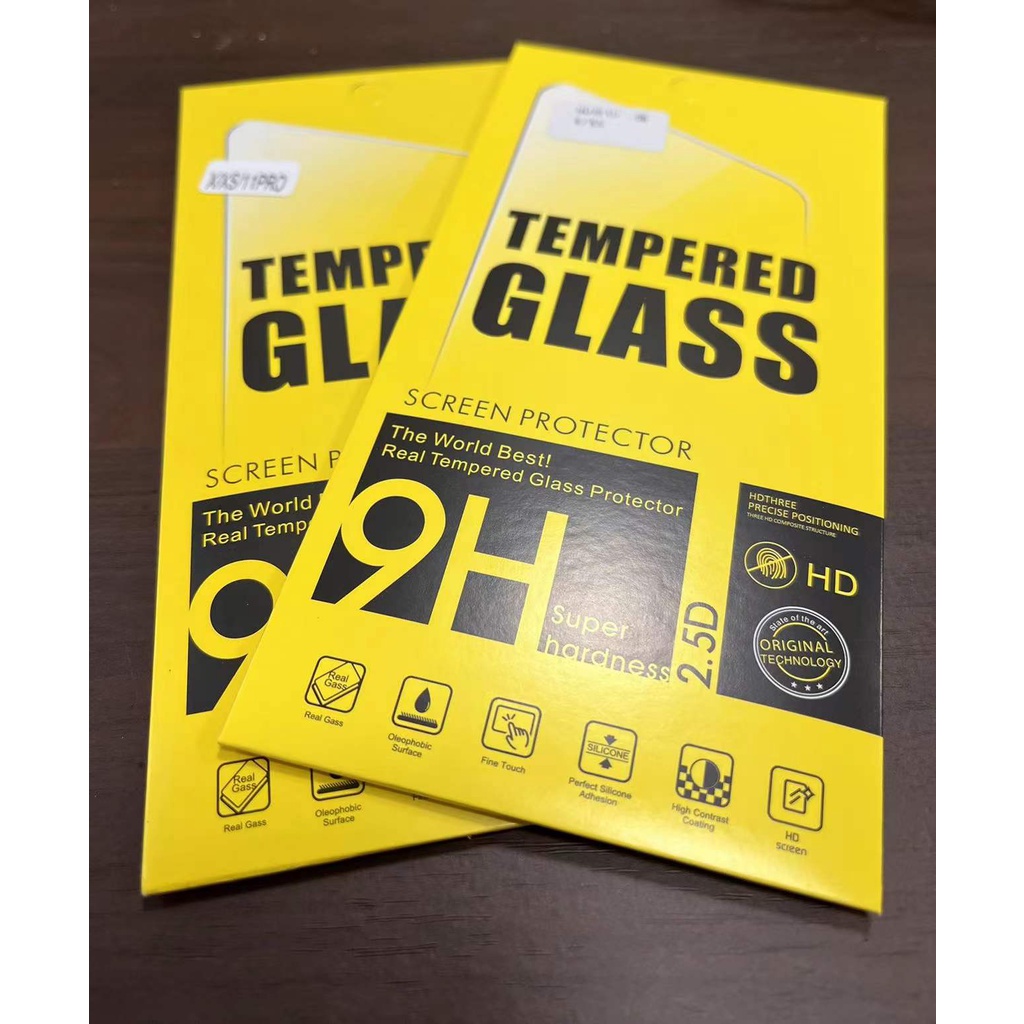 ทุกรุ่น Iphone Screen Protector ฟิล์มกระจก แบบเต็มจอ 9D ของแท้ hong