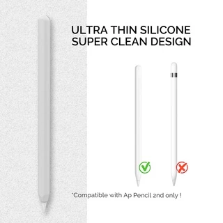 AhaStyle Ultra-Thin Case เคสซิลิโคนบางเฉียบ Silicone Skin Cover for Apple Pencil Gen2