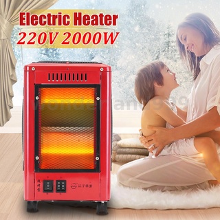 เครื่องทําความร้อนไฟฟ้า แบบพกพา 2000W สําหรับโรงรถ ฤดูหนาว