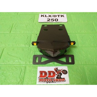 ท้ายสั้น KLX250/DTK250 โครงเหล็กหนา #2 mm #แบบใส่ไฟตาแมว