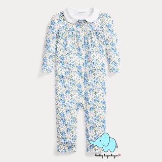 Ralph Lauren Floral Interlock Coverall (12 MONTHS)