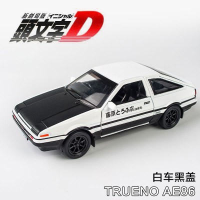 รถเหล็ก INITIAL D AE86 TRUENO  รถส่งเต้าหู้ แห่งเขาอากินะ AE86 1/28 มีไฟ-มีเสียง วิ่งได้ระบบ เปิด-ปิดประตูได้ # 32127