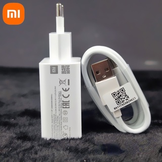 ❀ ของแท้ !ของแท้ Xiaomi 33W ที่ชาร์จ QC3.0 + อะแดปเตอร์พาวเวอร์ชาร์จเร็ว สายเคเบิล Type C 1 เมตร สําหรับ MI10 lite Redmi 10X Note 7 8 9 9S MI 6 8 SE K20 pro