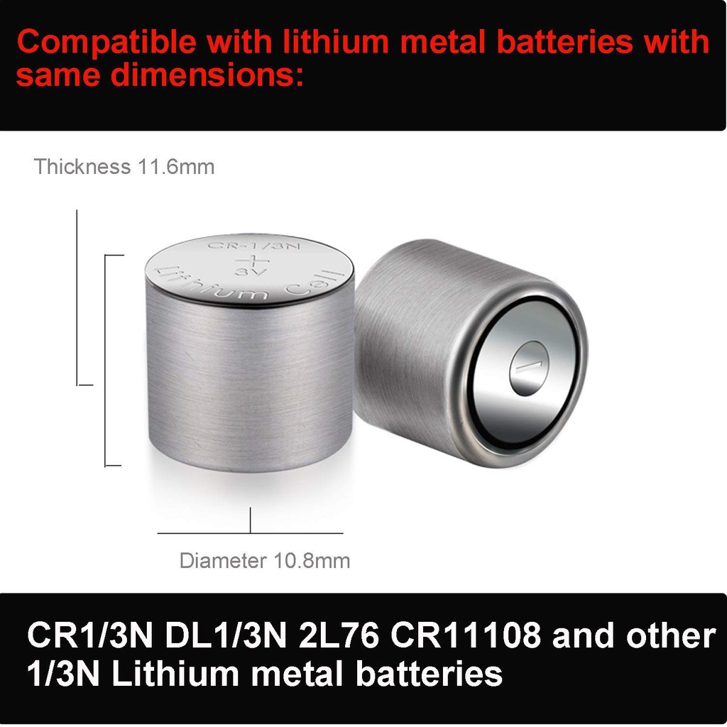 ถูกที่สุด ของแท้ Original Eunicell 3V CR1/3N CR 1/3N Lithium battery 170mah M6 M7 DL-1/3N CR13N dry primary Battery