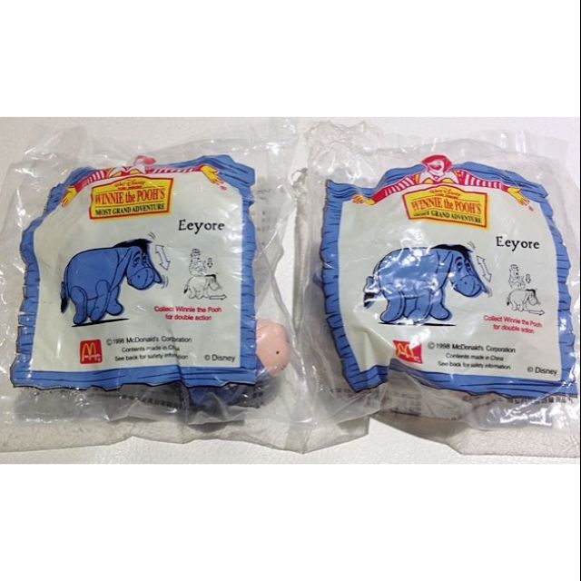 Eeyore - Winnie the pooh ปี 1998 McDonald's Thailand VG Card Shop vgcardshop