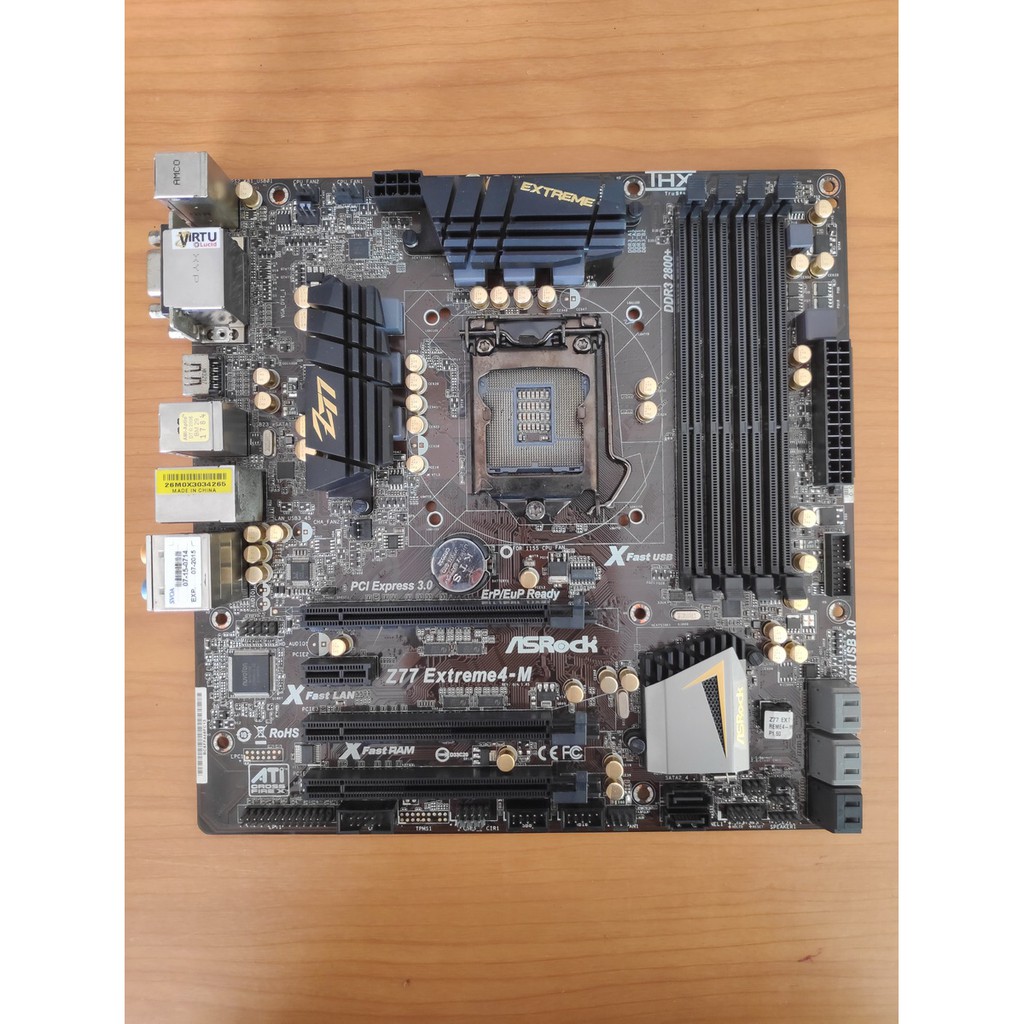 MAINBOARD (เมนบอร์ด) 1155 ASROCK Z77 EXTREME4-M มือสอง