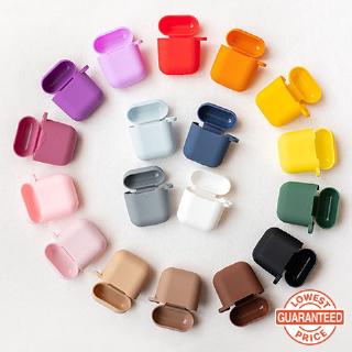 [พร้อมส่ง] เคสหูฟังซิลิโคน หลากสี สําหรับ Apple Airpods 2