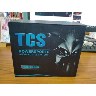แบตเตอรี่มอเตอร์ไซค์ TCS 12N12-BS ใช้กับรถรุ่น CB1000,GSF1200F,NINJA ZX6,ER6N,NINJA650,ZR-7