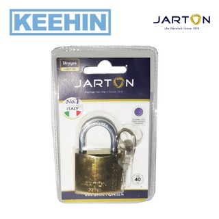 119209 กุญแจสปริงทอง 40 มม 119209 Padlock Pin-type Brass 40 mm JARTON