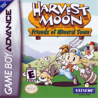 ราคาตลับ GBA Harvest moon ภาคผู้ชาย เกมส์ปลูกผักผู้ชายภาษาอังกฤษ