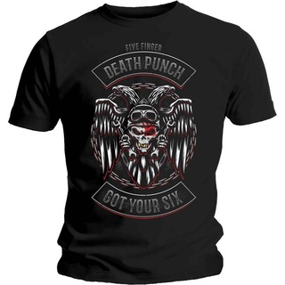 เสื้อยืดแขนสั้น พิมพ์ลาย Death Punch Biker Badge Black Rock Metal waffle ของขวัญวันเกิด สําหรับผู้ชาย คุณแม่สามารถปรับแต