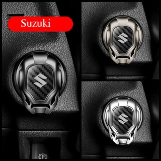 ฝาครอบปุ่มกดปุ่มสตาร์ทรถยนต์ Iron Man Car Interior Engine Ignition Start Stop Button Protective Cover Decoration Sticker Car Interior Accessories for Suzuki Vitara Swift XL7 Presso Dzire Jimny Ciaz Celerio Ertiga