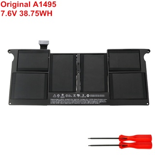 7.6V 38.75WH New Genuine Rechargable Laptop Battery A1495 For Apple MacBook Air 11&amp;quot; A1465 2012 2013 2014 2015 Versi