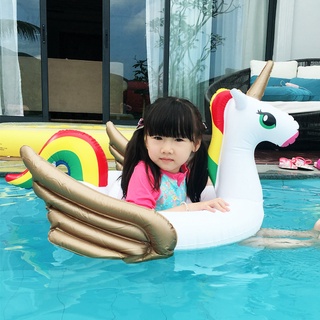 WIMPOOLFLOATS : ห่วงยางสอดขาเด็กยูนิคอร์นปีกรุ้ง 60 cm